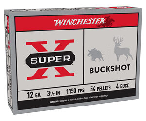 WIN SUPER-X 12GA 3.5" 4 BUCK 5/250 - FAST SHIPPING-NO CREDIT CARD FEES