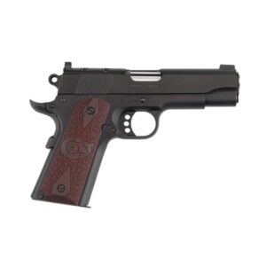 Colt Optic Ready Combat Commander Handgun.38 Super 9rd Magazine 4.25" Black with G10 Black Cherry Grips