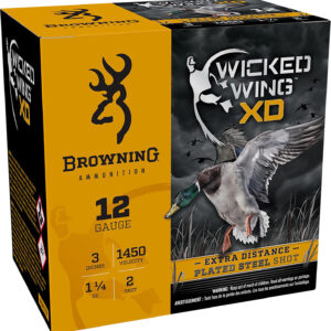 Browning Ammo B193411232 Wicked Wing XD 12Gauge 3" 1 1/4oz 2Shot 25 Per Box/10 Case - FAST SHIPPING-NO CREDIT CARD FEES