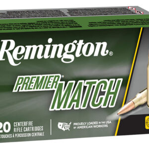 Remington Ammunition 27682 Premier Match 223Rem 52gr Boat Tail Hollow Point 20 Per Box/10 Case - FAST SHIPPING-NO CREDIT CARD FEES