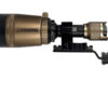 Foxpro quadfiregm quadfire black/gold infrared/green/red/white, quick detach mount