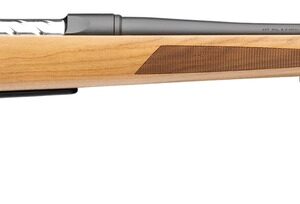 Browning 035849211 AB3 Pro Hunter Deluxe Full Size 243 Win 5+1 22" Matte Blued Spiral Fluted Threaded Barrel, Matte Blued Steel Drilled & Tapped Receiver, Maple Fixed Stock