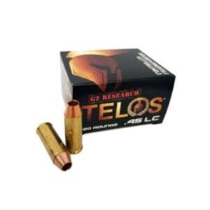 G2 TELOS 45 COLT 20RD BOX 25 BOXES PER CASE - FAST SHIPPING-NO CREDIT CARD FEES
