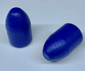 The Blue Bullets 50 Caliber (.501 Dia) Reloading Bullets BB50350RNFP 350 Grain Round Nose Flat Point Polymer Coated 100 Pieces