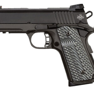 Rock Island Armory 51700 Tac Ultra 1911 CS 3.62" 9mm 8+1 Black W/ Black & Gray G10 Grips