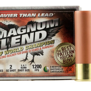 HEVI-Shot HS41255 Magnum Blend 12Gauge 3" 2oz Tungsten 5/6/7Shot 5 Per Box/10 Case - FAST SHIPPING-NO CREDIT CARD FEES