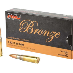PMC 762A Bronze 7.62x39mm 123gr Full Metal Jacket 20 Per Box/25 Case - FAST SHIPPING-NO CREDIT CARD FEES