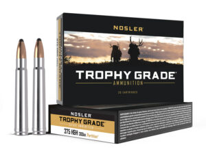 Nosler 40606 Trophy Grade Safari  375H&HMag 300gr Nosler Spitzer Partition 20 Per Box/10 Case - FAST SHIPPING-NO CREDIT CARD FEES