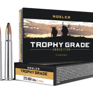 Nosler 40606 Trophy Grade Safari  375H&HMag 300gr Nosler Spitzer Partition 20 Per Box/10 Case - FAST SHIPPING-NO CREDIT CARD FEES