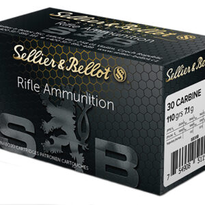 Sellier & Bellot SB30B Rifle 30Carbine 110gr Soft Point 50 Per Box/20 Case - FAST SHIPPING-NO CREDIT CARD FEES