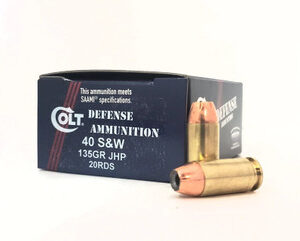 Double Tap 40 S&W Ammunition 40SW135CT 135 Grain Jacketed Hollow Point 20 Rounds