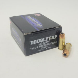 Double Tap 40 S&W Ammunition 40180BD 180 Grain Bonded Defense Hollow Point 20 Rounds - FAST SHIPPING-NO CREDIT CARD FEES