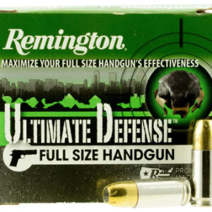 Remington .45 ACP +P HD45APC Ultimate Defense Full Size Handgun 185 Grain Brass Jacketed Hollow Point 20 rounds