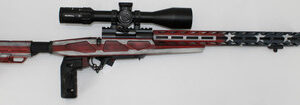 Howa HCRA70620USAMDT M1500 Mini Chassis 6.5 Grendel 20" 5+1 USA Flag Cerakote W/ 4-16x50 Scope, 2 Grips, Bipod