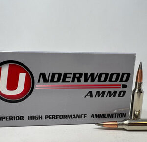 Underwood 6.5 Creedmoor Ammunition UW867 119 Grain Flash Tip Solid Monolithic 20 Rounds