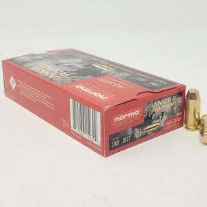 Norma 40 S&W Ammunition NORMA620740050 180 Grain Full Metal Jacket 50 Rounds
