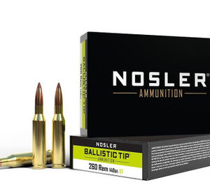 Nosler 260 REM Ammunition NOS61027 140 Grain Ballistic Tip 20 Rounds - FAST SHIPPING-NO CREDIT CARD FEES