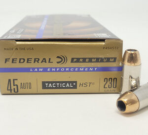 Federal 45 Auto HST Tactical P45HST2 230 gr JHP 50 rounds - FAST SHIPPING-NO CREDIT CARD FEES