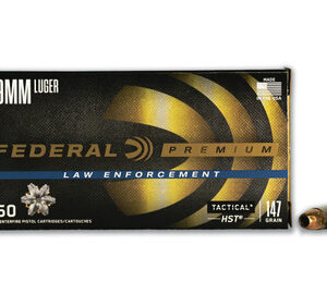 Federal 9mm HST Tactical P9HST2 147 gr JHP 50 rounds