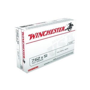Winchester 7.62 NATO Ammunition USA Q3130 147 Grain Full Metal Jacket 20 Rounds - FAST SHIPPING-NO CREDIT CARD FEES