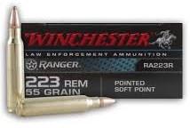 Winchester 223 Rem Ranger RA223R 55 gr SP 20 rounds