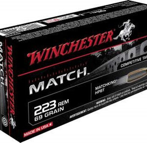 Winchester 223 Rem Supreme Match S223M2 69 gr BTHP 20 rounds