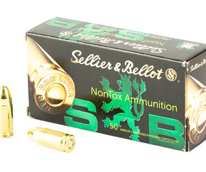 S&B NON TOX 9MM 124GR TFMJ 50/1000 - FAST SHIPPING-NO CREDIT CARD FEES