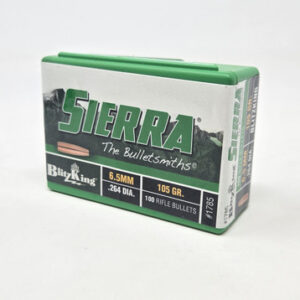 Sierra 6.5mm (.264 Dia) Reloading Bullets Blitzking SRAA1785 105 Grain Ballistic Tip 100 Pieces - FAST SHIPPING-NO CREDIT CARD FEES