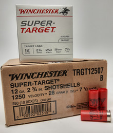 Winchester Super-Target 12 Gauge 2-3/4" #7.5 Shot 1 oz - 250 Rounds (Case)