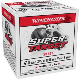 WINCHESTER TARGET 410  2-1/2" - 1/2OZ #9 250RD CASE - FAST SHIPPING-NO CREDIT CARD FEES