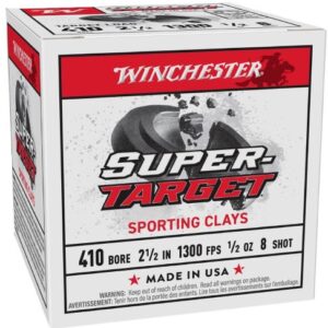 WINCHESTER TARGET 410  2-1/2" - 1/2OZ #8 250RD CASE - FAST SHIPPING-NO CREDIT CARD FEES