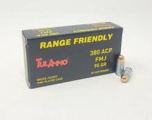 Tula 380 ACP Ammunition UL380911 95 Grain Full Metal Jacket Steel Case 50 Rounds - FAST SHIPPING-NO CREDIT CARD FEES
