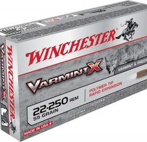 Winchester 22-250 Varmint X X22250P 55 gr Polymer Tip 20 rounds - FAST SHIPPING-NO CREDIT CARD FEES