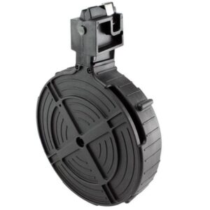 ATI German Sports Rotary Rifle Magazine Drum Ruger 10/22.22 LR Black Polymer 110/rd