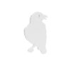 Birchwood casey ar500 3/8" steel 1 hole animal silhouette target - crow 1/ct