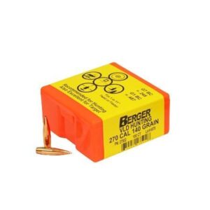 Berger Match Grade Hunting Bullets .270 cal .277" 140 gr VLD Hunter 100/ct - FAST SHIPPING-NO CREDIT CARD FEES