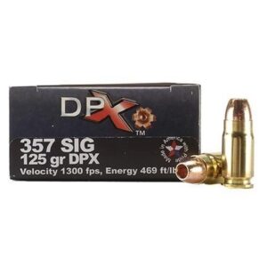 COR-BON Handgun Ammunition .357 SIG 125 gr DPX 1350 fps 20/box - FAST SHIPPING-NO CREDIT CARD FEES