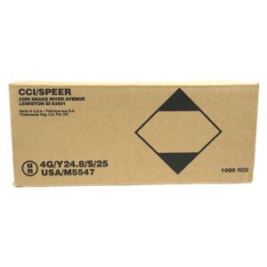CCI Blazer Brass Handgun Ammunition.40 S&W 165 gr FMJ 1050 fps 1000/ct Case - FAST SHIPPING-NO CREDIT CARD FEES