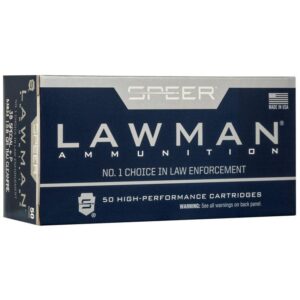 Speer Lawman Clean-Fire Handgun Ammunition .38 Spl(+P) 158gr TMJ 900 fps 50/ct - FAST SHIPPING-NO CREDIT CARD FEES