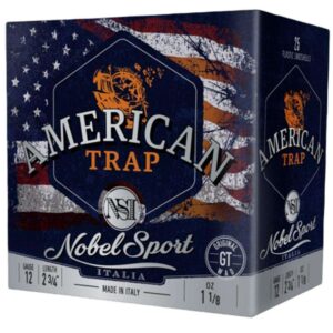 Nobel NSI Target Trap Shotshell 12 ga 2-3/4" 1-1/8 oz. 1200 fps #8 25/ct - FAST SHIPPING-NO CREDIT CARD FEES