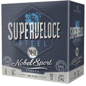 Nobel Target Steel Shotshells 12 ga 2-3/4" 1oz 1378 fps #7 25/ct - FAST SHIPPING-NO CREDIT CARD FEES