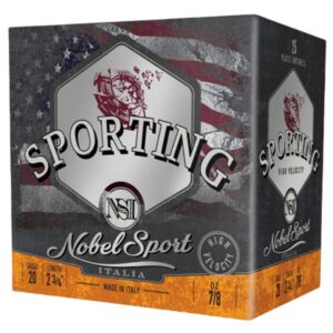 Nobel Sport Target Sporting Clays Shotshells 20ga 2-3/4" 7/8oz 1275fps #7.5 25/ct - FAST SHIPPING-NO CREDIT CARD FEES