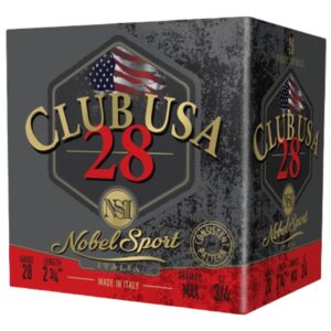 Nobel Sport 28 T1 Shotshell 28 ga 2-3/4" 3/4 oz 1300 fps #8 25/ct - FAST SHIPPING-NO CREDIT CARD FEES