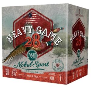 Nobel Sport Heavy Game 28 Shotshells 28 ga 2-3/4" 1 oz 1205 fps #7.5 25/ct - FAST SHIPPING-NO CREDIT CARD FEES