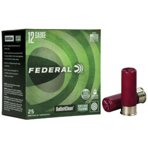 Federal BallistiClean Shotshells 12ga 2-3/4" 9 plts #00 1600 fps 25/ct - FAST SHIPPING-NO CREDIT CARD FEES
