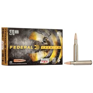 Federal Premium Triple-Shock X Rifle Ammunition .270 Win 130 gr HP 3060 fps - 20/ct - FAST SHIPPING-NO CREDIT CARD FEES