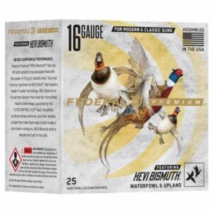 Federal Premium HEVI-Bismuth Shotshells 16ga 2-3/4" 1-1/8oz 1400 fps #3 25/ct - FAST SHIPPING-NO CREDIT CARD FEES