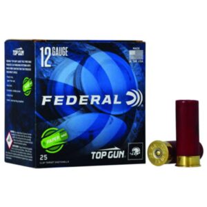 Federal Top Gun Paper Wad Shotshells 12 ga 2-3/4" 1-1/8 oz 1200 fps #8 25/ct - FAST SHIPPING-NO CREDIT CARD FEES