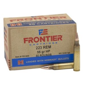 Hornady Frontier Rifle Ammunition .223 Rem 55 gr HP Match 3240 fps  50/ct - FAST SHIPPING-NO CREDIT CARD FEES