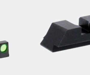 Ameriglo Green Fiber.115 FRONT Black REAR for Glock Gen5 17-19-19X-26-34-45